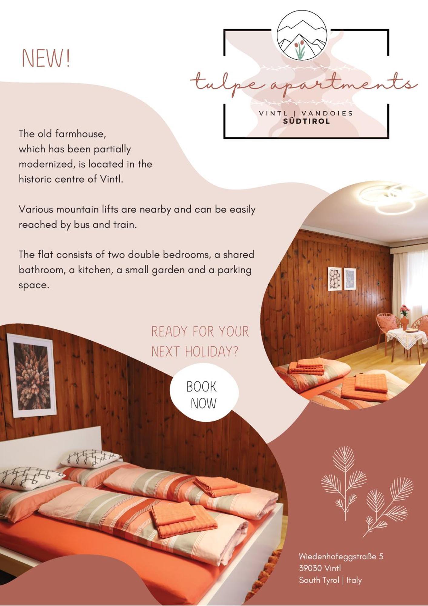 Tulpe Apartments Vandoies di Sotto  Екстер'єр фото